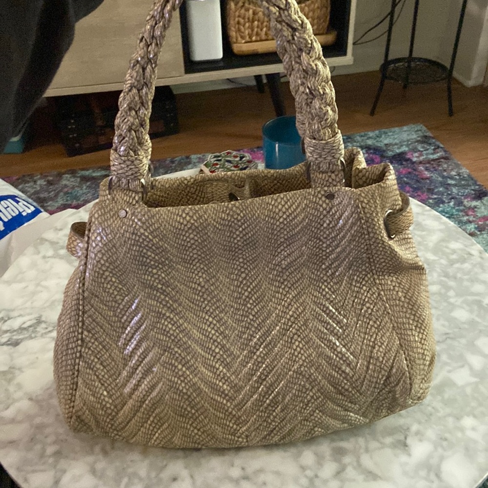 Cole Haan Snakeskin Shoulder Bag